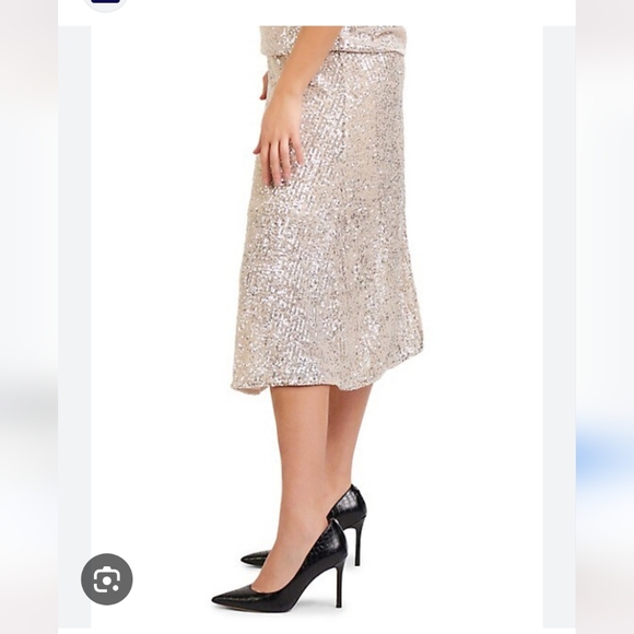 Sequin Midi Skirt - Picture 2 of 5